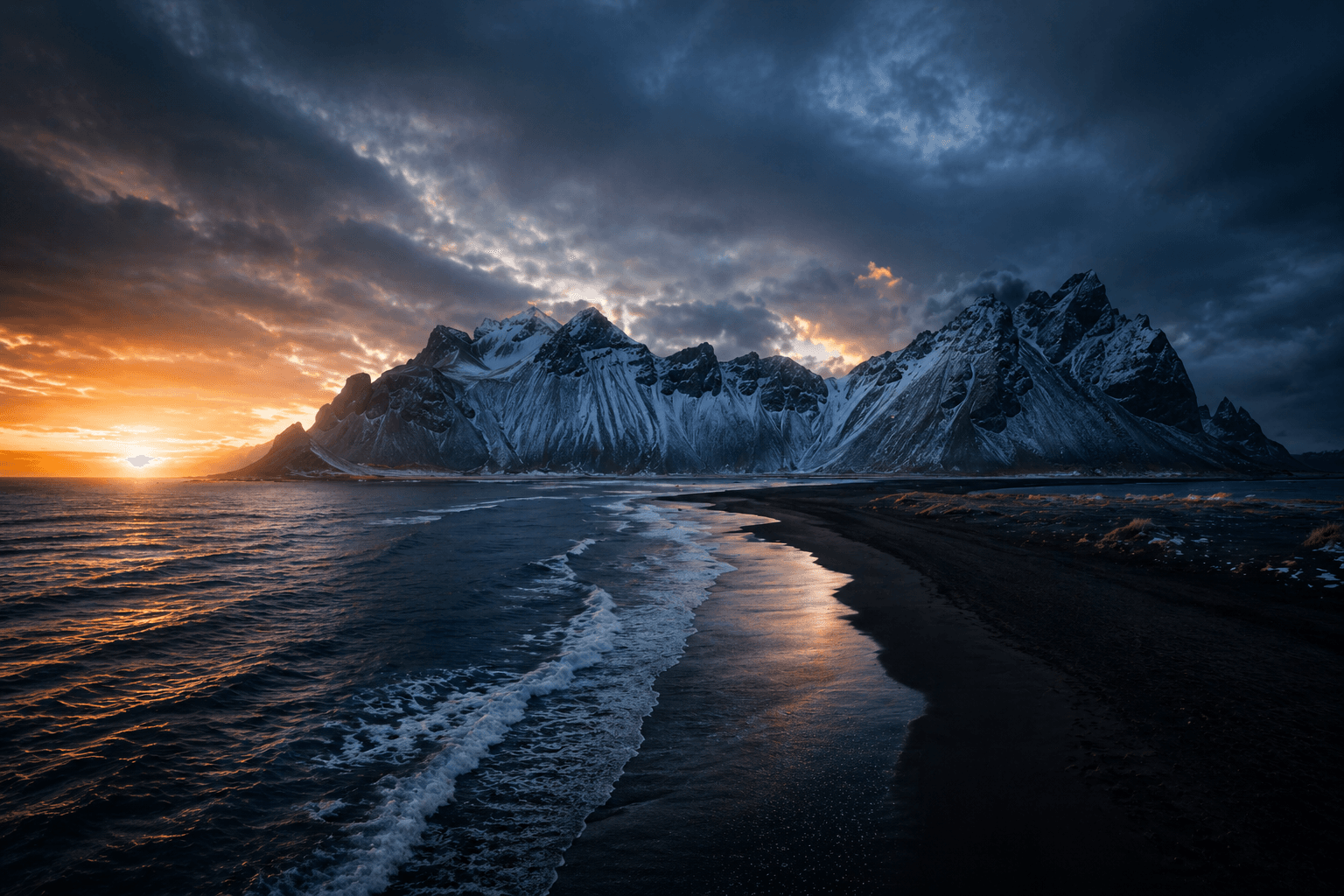 Iceland cinematic background